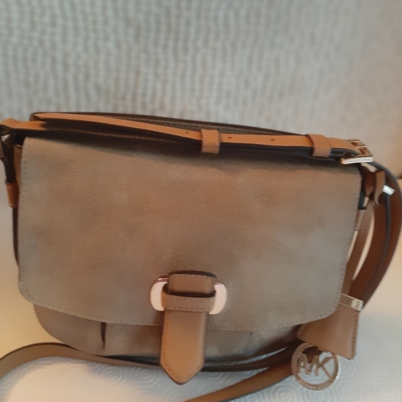 Michael kors Romy suede and leather Messenger Bag crossbody handbags small - Picture 10 of 15